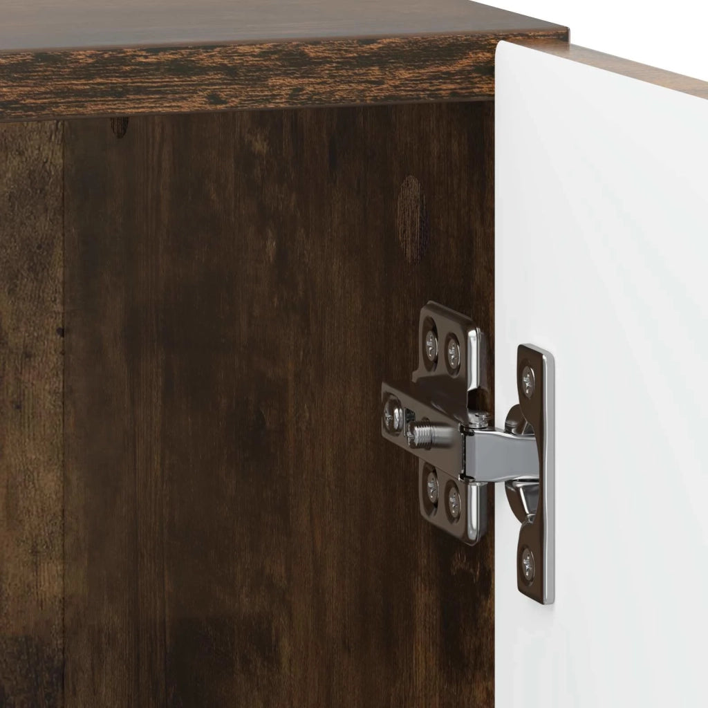 Armadio da Notte Rovere Fumo 43 x 34,5 x 50 cm 894575
