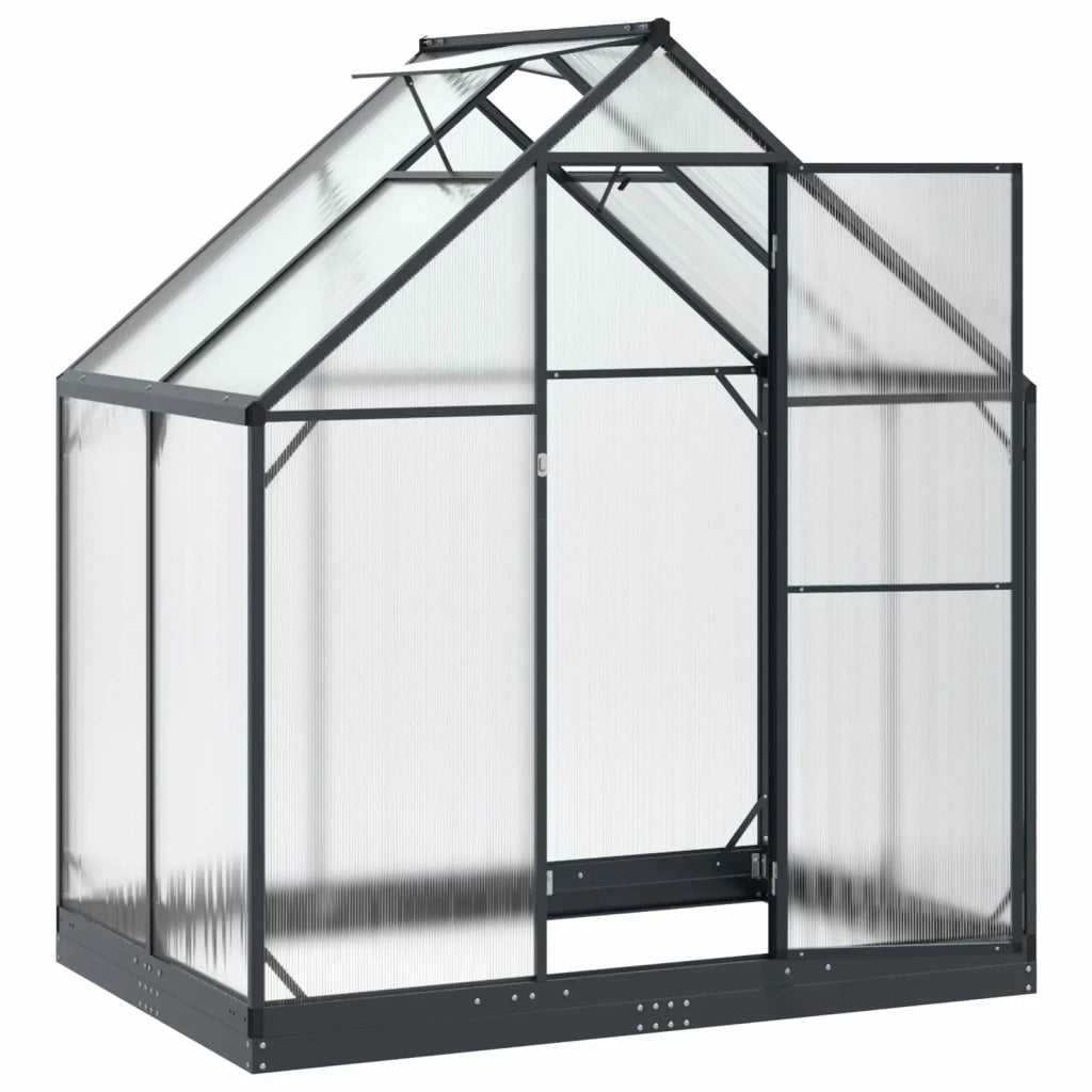 Serra da Giardino con porta Antracite 183,5 x 123 x 207 cm CFW1458633