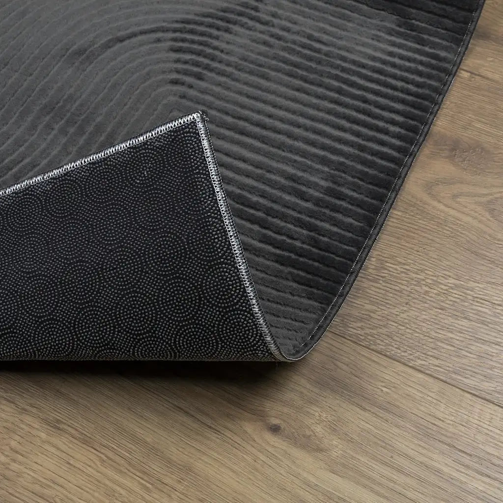 vidaXL Tappeto IZA a Pelo Corto Aspetto Scandinavo antracite 80x150 cm