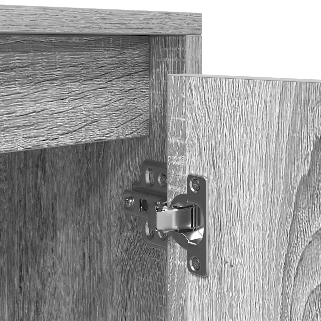 vidaXL Mobile Porta TV Grigio Sonoma 188,5x41x50 cm Legno Multistrato