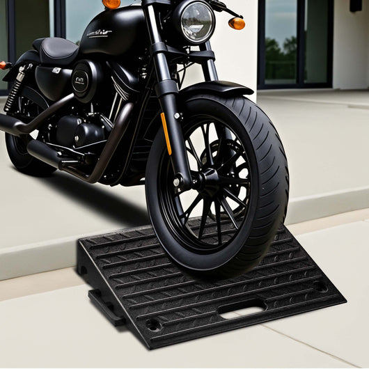 Rampa in gomma per marciapiedi e cordoli 500 x 315 x 107mm max 50 t antiscivolo, impilabile