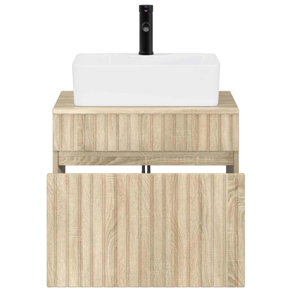 Set di mobili per il bagno Rovere Sonoma Legno ingegnerizzato 3404292