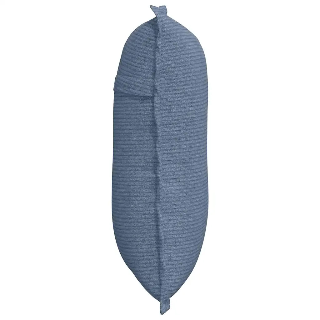 Cuscino per Schiena Blu 50 x 45 cm Tessuto in Cords