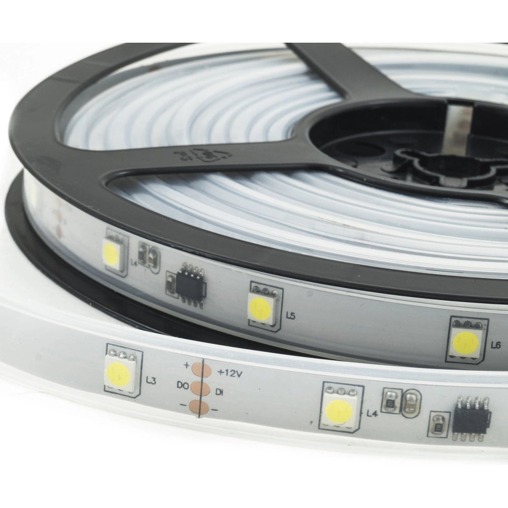 Trade Shop - Striscia Strip Led Multieffect Smd 5050 150 Smd Flessibile Luce Colorata Ip 20 - -blu      -