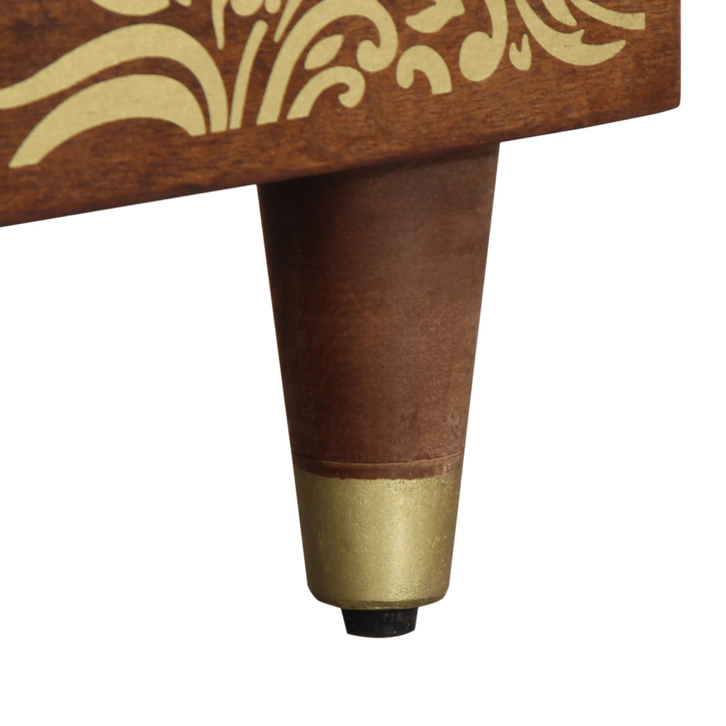 Tavolino da caffÃ¨ 80x50x40 cm in legno massello di mango
