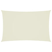 Parasole a vela | Telo Ombra | Vela da ombra Oxford Rettangolare 2,5x5 m Crema