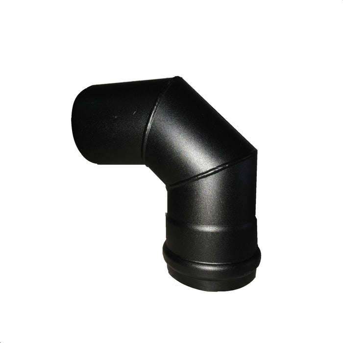 Tubi stufa a pellet acciaio mm 80 cm 25 50 100 curva 45° 90° T rosone condensa GOMITO 90° MF 80 MM