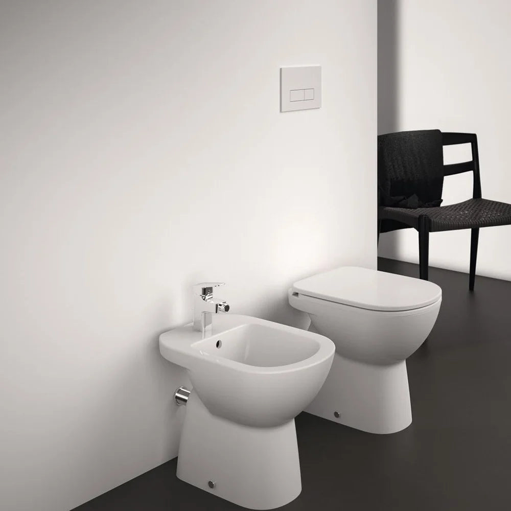 BIDET PAVIMENTO IDEAL STANDARD I.LIFE A MONOFORO BIANCO