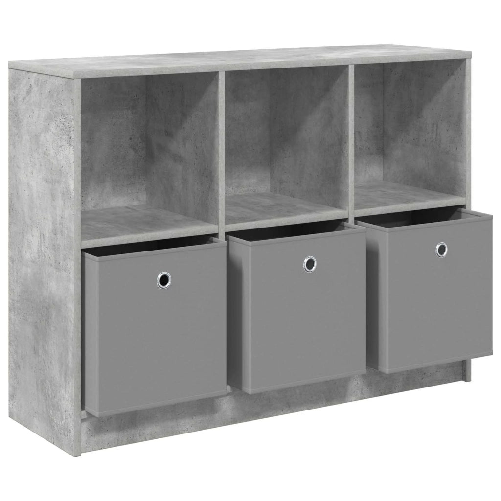 Credenza con cassetto Grigio cemento 102 x 32 x 73,5 cm