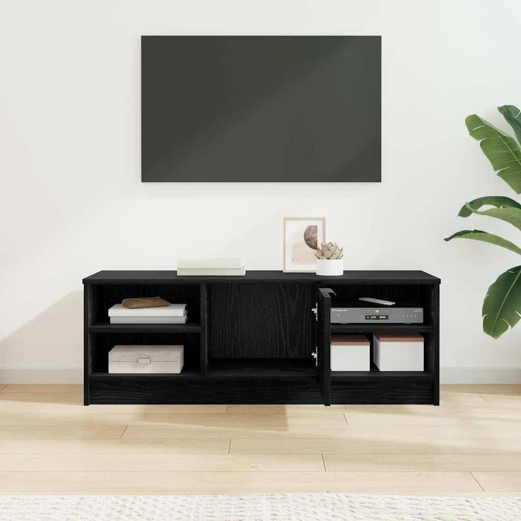 Mobile TV Rovere Nero 102 x 35 x 36,5 cm Legno multistrato