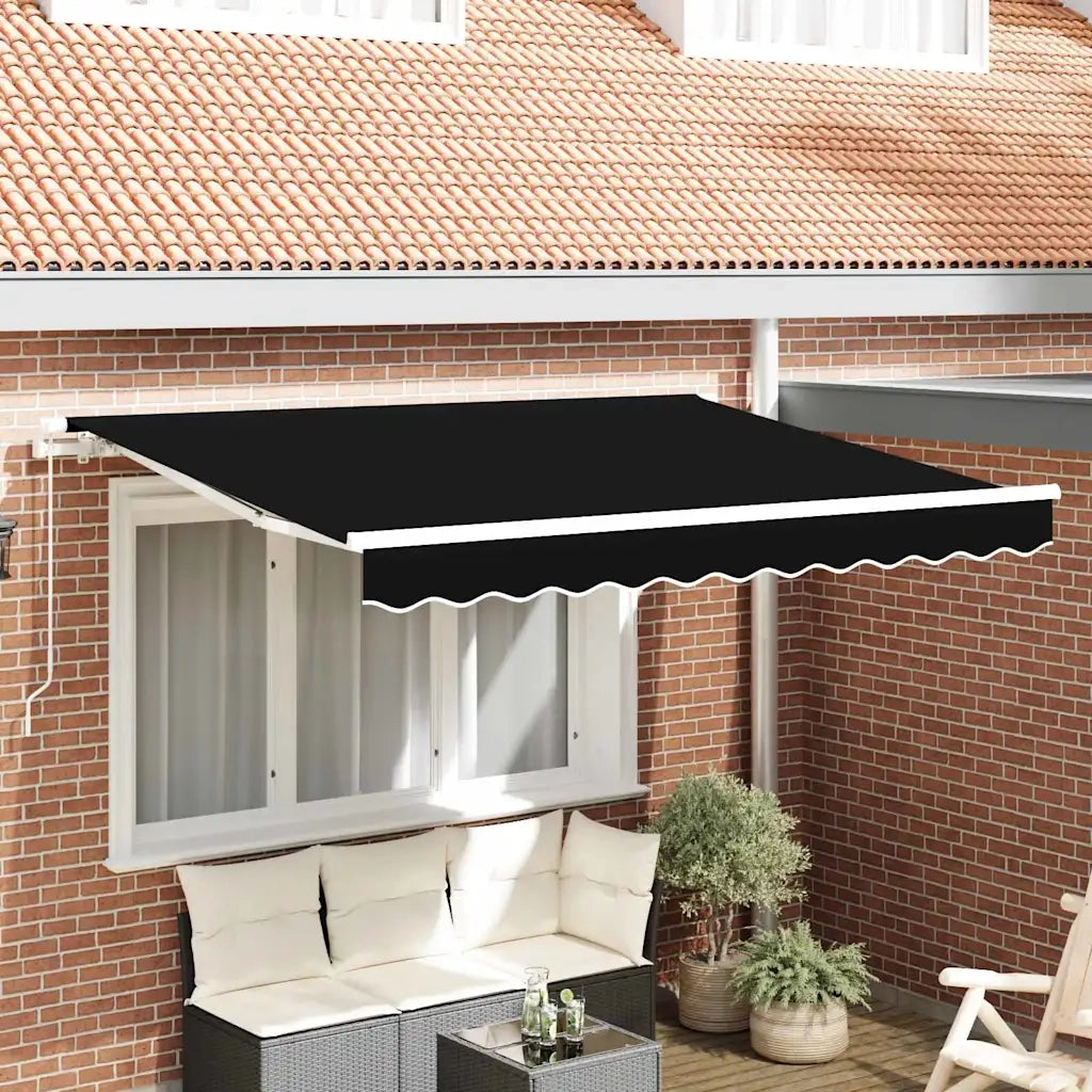 Telo di ricambio per tenda da sole Nero 3 x 2,5 m Poliestere 42000544