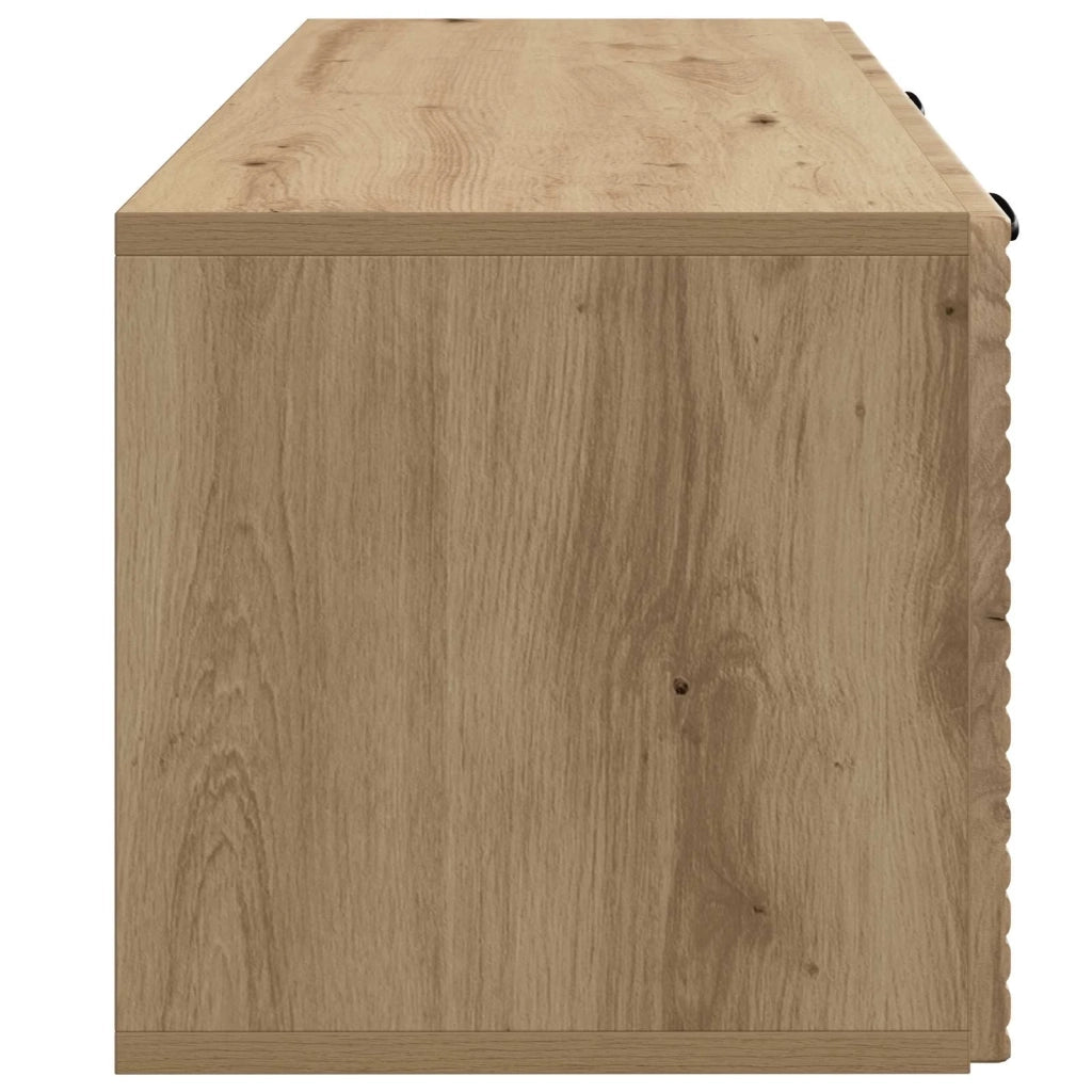 Mobile Porta TV da Muro Rovere Artigianale 78,5 x 31 x 30 cm