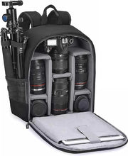 Borsa per macchina fotografica, professionale per macchina fotografica spiegelloso DSLR/SLR, impermeabile, compatibile con accessori per macchina fotografica e treppiedi (piccolo, nero)