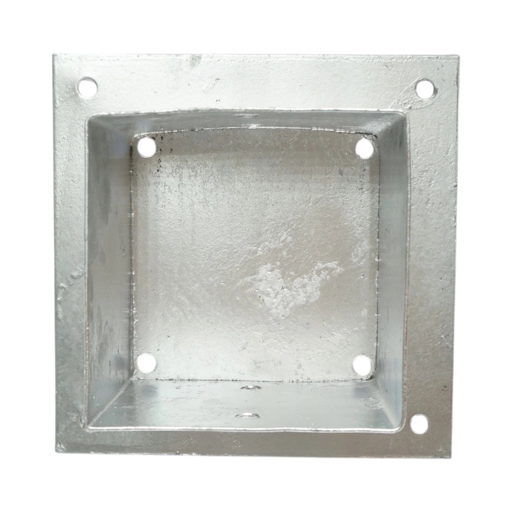 Supporto per palo quadrato applicato 141 × 141 × 150 mm
