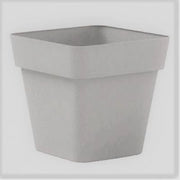 VASO CLEO QUADRATO IN PLASTICA CON RUOTE 40 CM VECA VARI COLORI Colore: Bianco