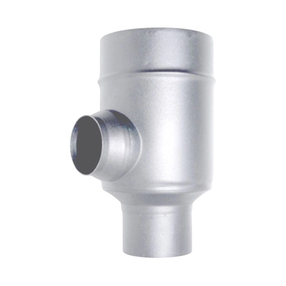 Canna fumaria tubo coassiale INOX elemento sdoppiatore D. 80/125 CE stufa pellet  Made in Italy