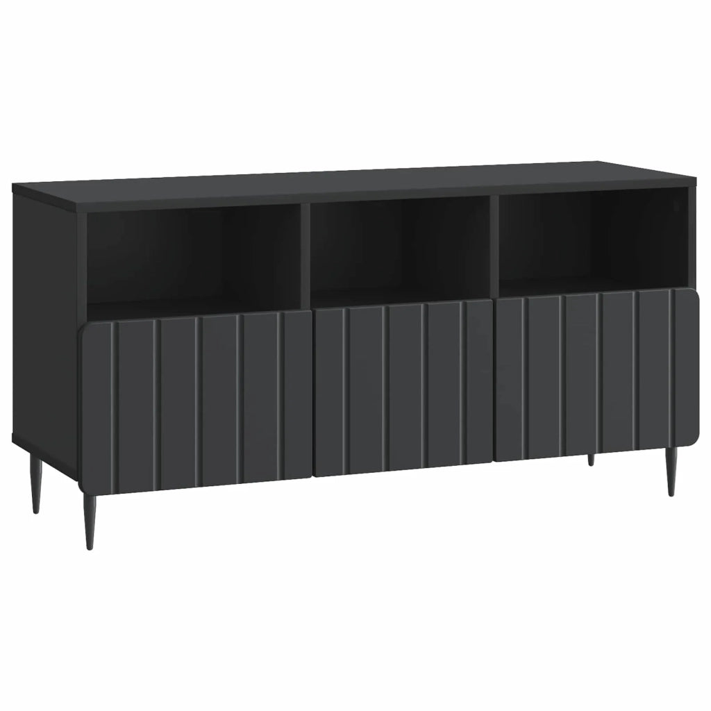 Mobile TV Nero 102 x 34,5 x 50 cm Legno ingegnerizzato