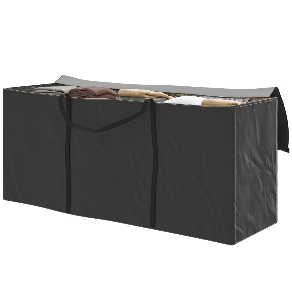 Custodia per cuscini da giardino ¨C zephmum ¨C nero 175x55x75 cm