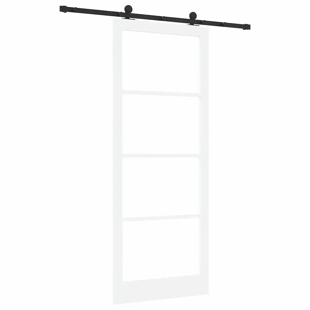 Porta Scorrevole ORKDAL Bianco 93 x 232 cm Legno e metallo 3332012
