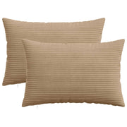 Federa 2 pcs HEERLEN Marrone 50 x 70 cm corduroy 911331