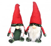Gnomo Decorazione Natalizia Natale in Stoffa piccolo 32 cm 2 Modelli
