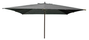 Ombrellone da Giardino 3x4m Palo Ø48 mm in Legno e Poliestere Grigio