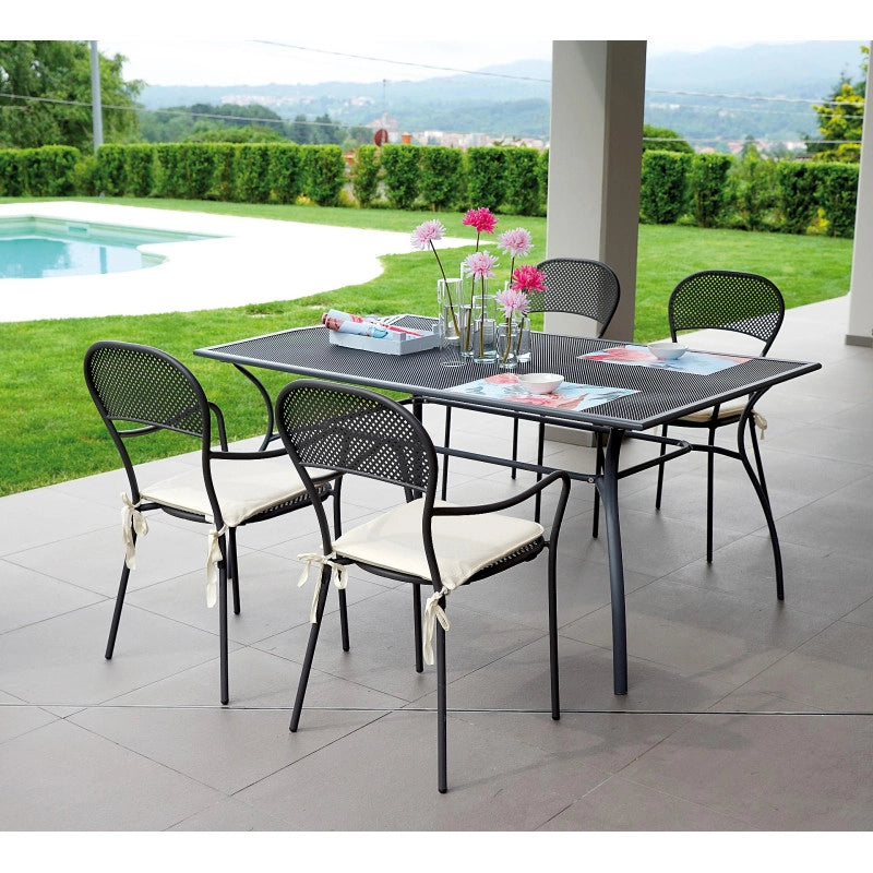 Set di due Sedie Intra MOIA grigio antracite