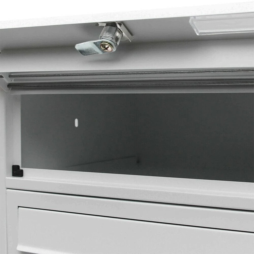 Blocco di 10 cassette postali autoportanti placcate in argento 16_0000141