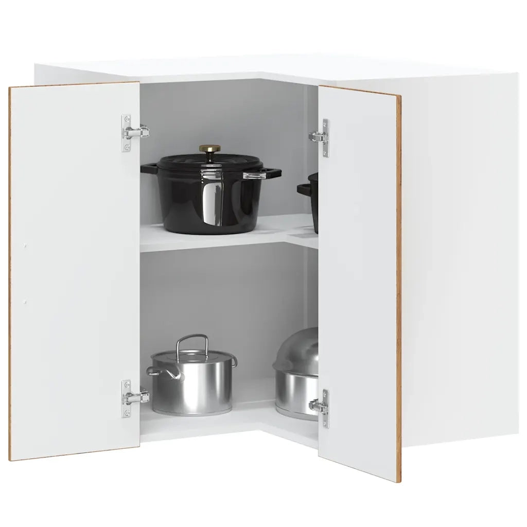 Pensile da Cucina | Mobile da Cucina ad Angolo Lucca Legno Antico in Truciolato