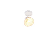 Faretto da soffitto boho 1xE14 bianco rattan CALVI RL