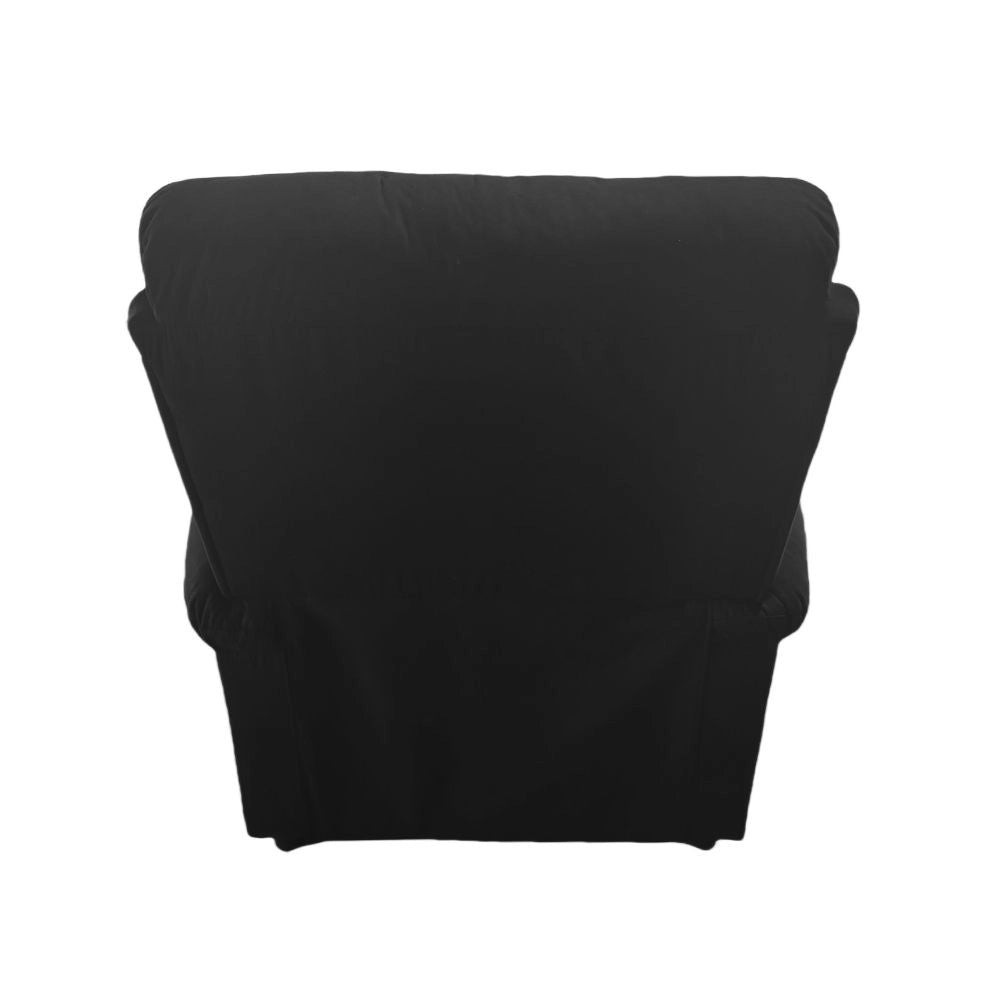 Poltrona recliner manuale Ninetta colore Nero con porta bicchieri – Relax e funzionalità