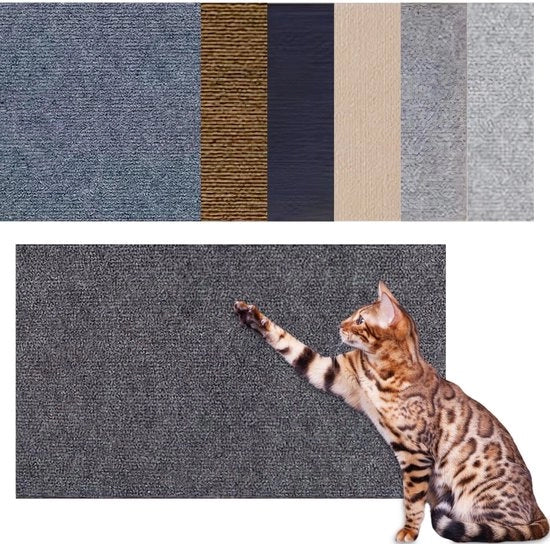 30 x 100cm Matto di protezione per pavimenti con superficie anti-scivolo, protezione per divani, mobili, tappeti (grigio scuro)
