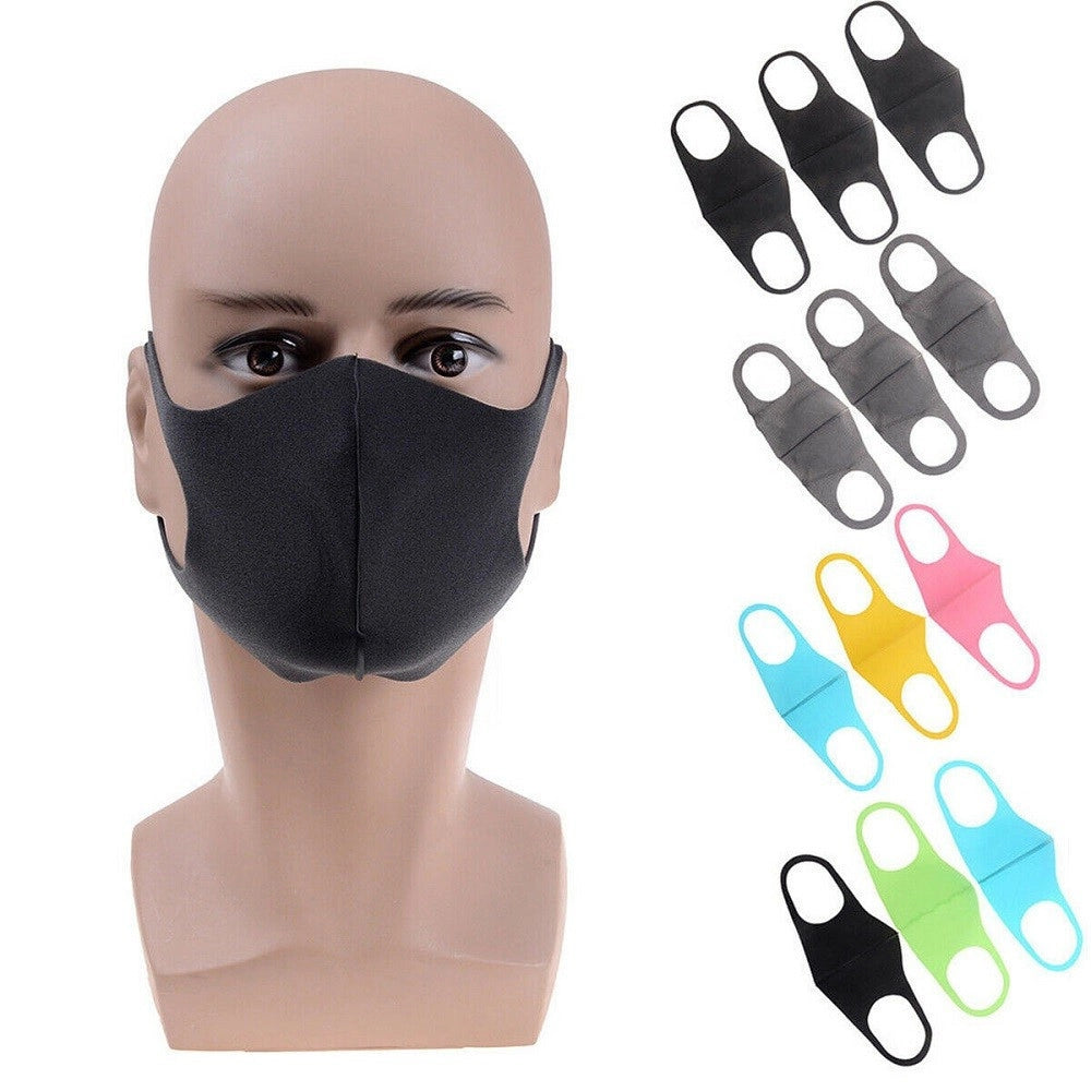 Trade Shop - Maschera Antipolvere Respiratore Batteri Polvere 3 Mascherine Per Adulti -