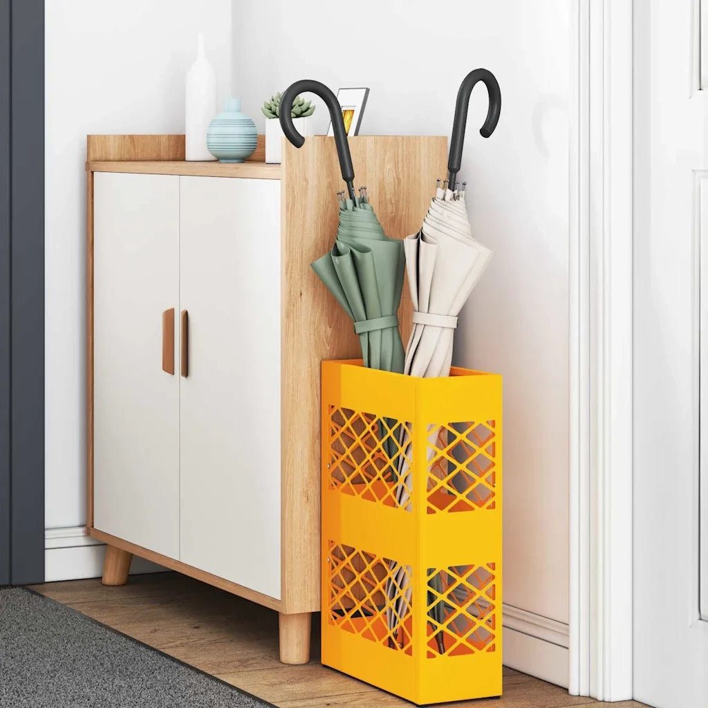 Supporto per Ombrellone giallo senape 28 x 12 x 41 cm Acciaio CFW2071252