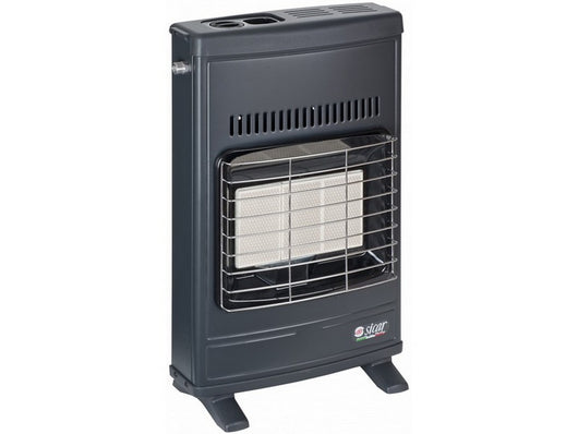 stufa ad infrarossi metano ventilata a parete 4.200 w col. grigio cod:ferx.vit54494