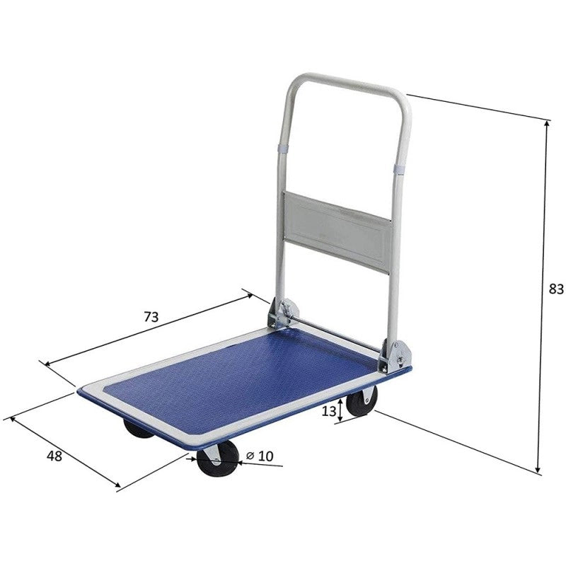 Carrello a Piattaforma Portata Grima Max Kg. 150 Cm 73X47X83H