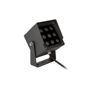 Proiettore LED GES2231 18W Grigio Antracite con Staffa IP65, Temperatura Luce Selezionabile 3000K/4000K/6500K - Gea Luce