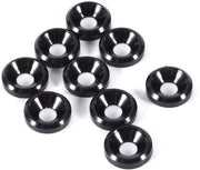 Bout M3 - 10st Anodizzato - Verzonkato - Copri Bussola/Ring/Pakking - Alluminio - Alta Durezza - Slitta di Chiusura