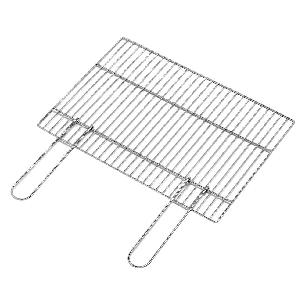 GRATICOLA MANICI RICHIUDIBILI IN ACCIAIO cm 57 x 40  - OMPAGRILL