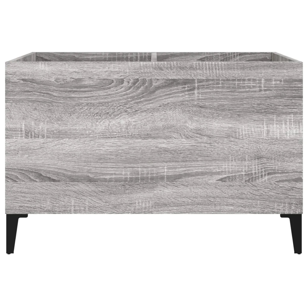 Mobile Porta Dischi Grigio Sonoma 74,5x38x48 Legno Multistrato 831971