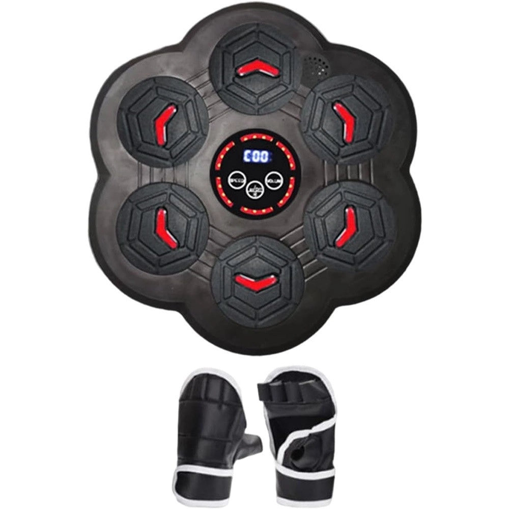 Trade Shop - Macchina Da Boxe Intelligente Bersaglio Da Parete Elettronico Allenatore Per Uomo Donna -