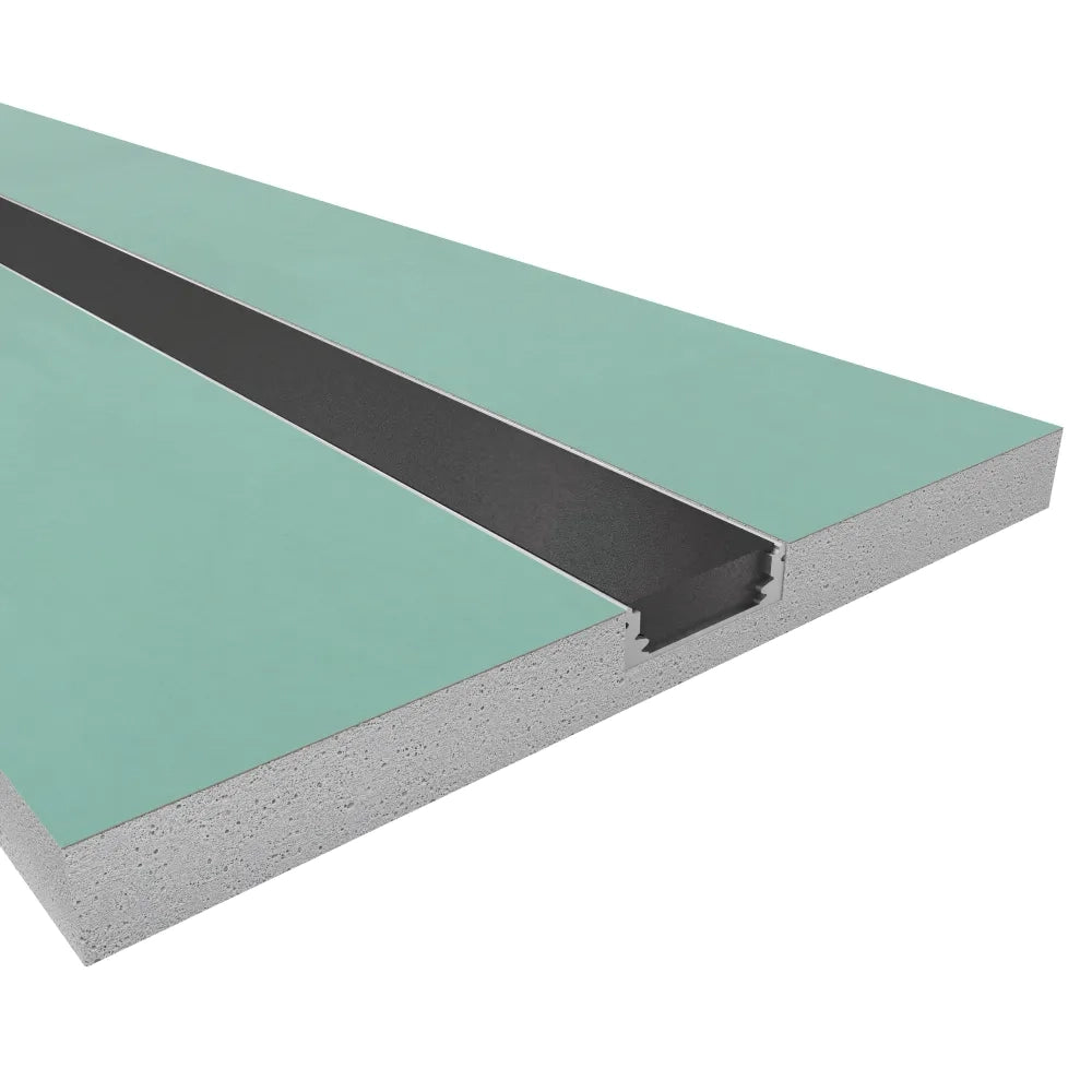 Cartongesso con profilo in alluminio integrato 2m resistente all'umidità
