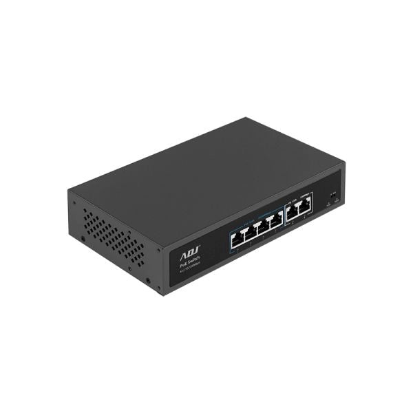 Switch 4+2p di cui 4p poe plus 10/100 e 2p gigabit 250m adj - 710-00092