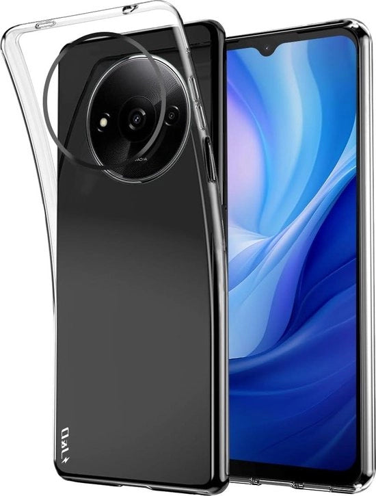 Copri Bumper in Silicone Sottile e Leggero, Resistenze alle Scosse, Translucido per Redmi A3