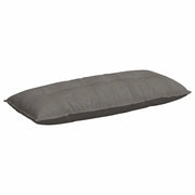 Cuscino per Schiena | Cuscino dorsale Grigio chiaro 120 x 50 cm Tessuto in Cords