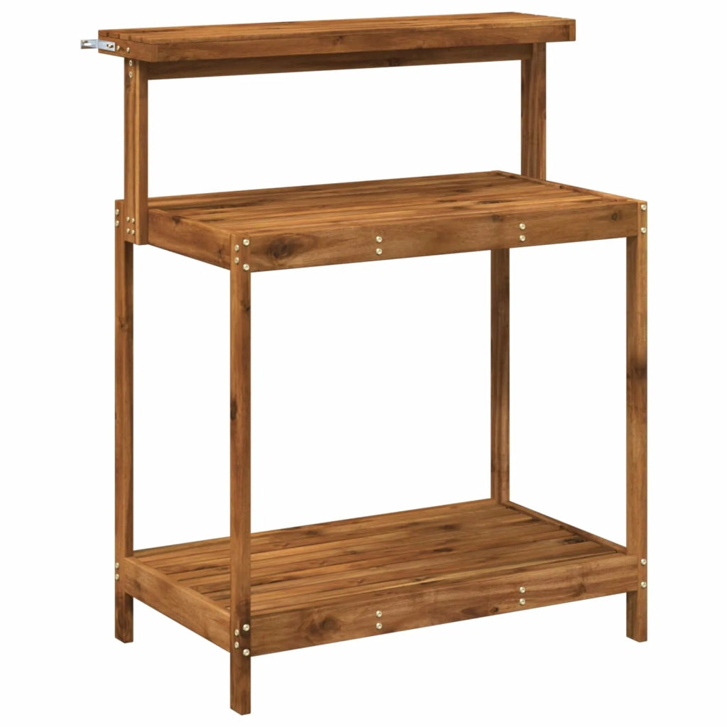 Banco da Giardinaggio Esterno 86,5 x 48,5 x 106 cm Naturale 903084