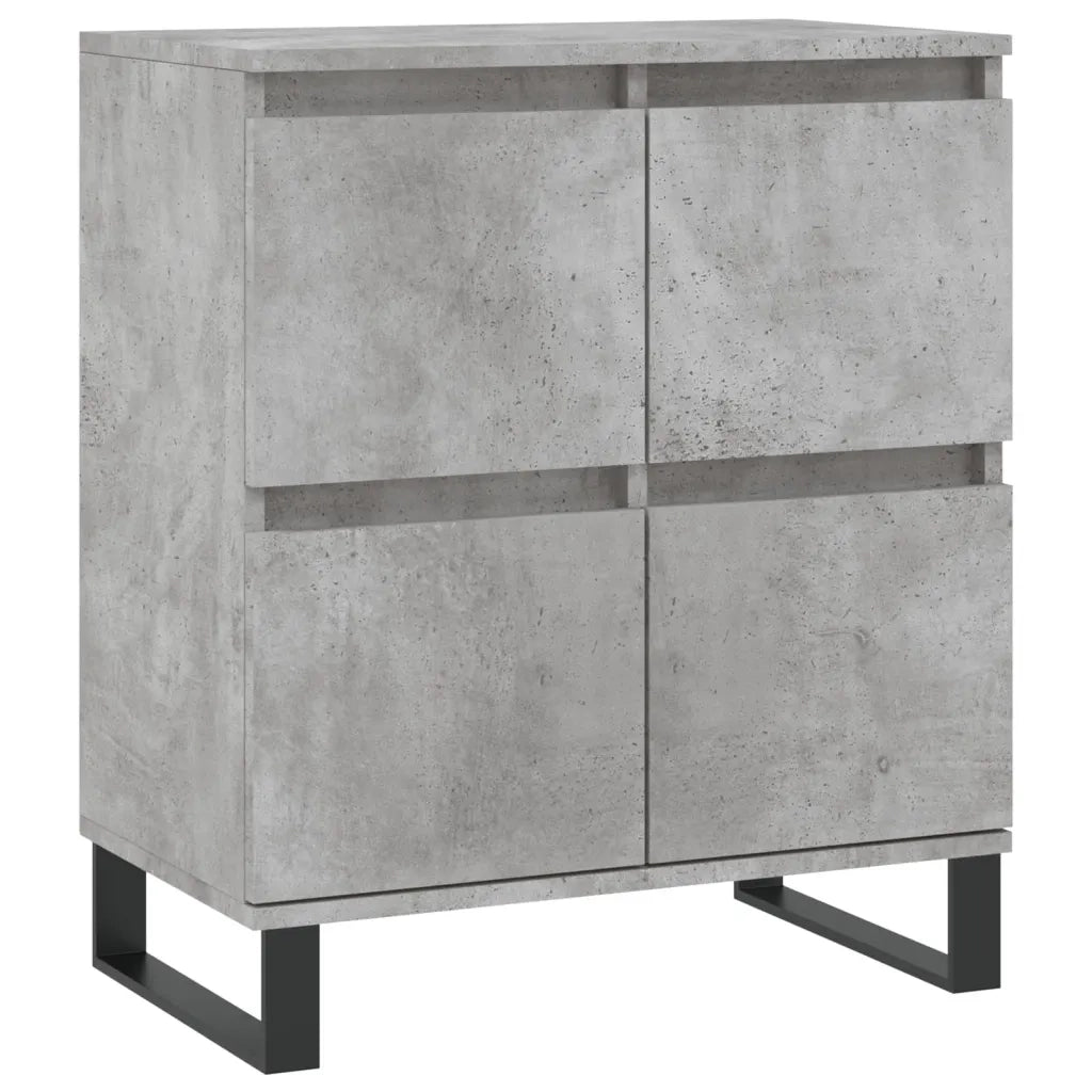 Credenze 3 pz | Madia | Buffet da pranzo | Armadio da pranzo Grigio Cemento in Legno Multistrato