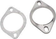Set di connessione per silenziatori universale a 2 bocche - lega leggera - chiusura ermetica - migliorato il comfort di guida - 3 pollici (77 mm) - silenziatore di scarico