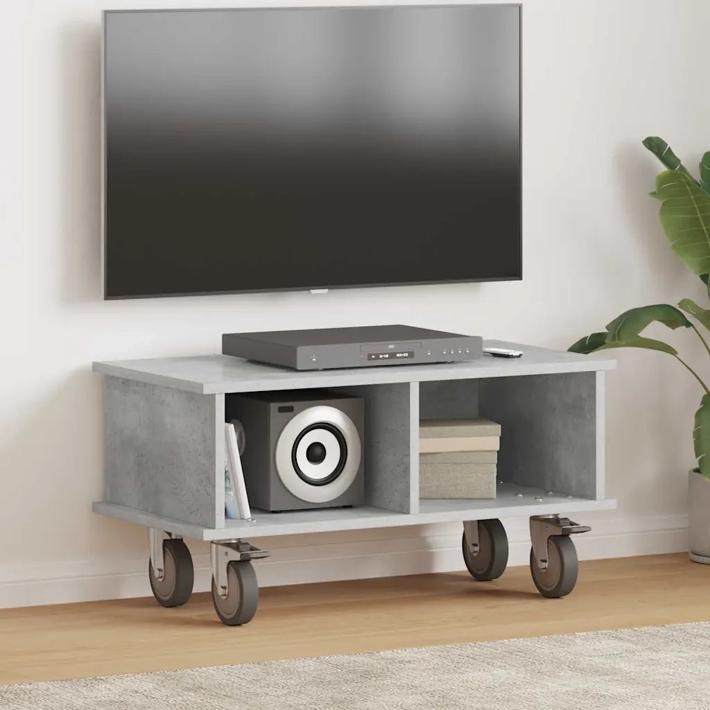 Supporto TV 68,5 x 35 x 35 cm Grigio cemento 891043