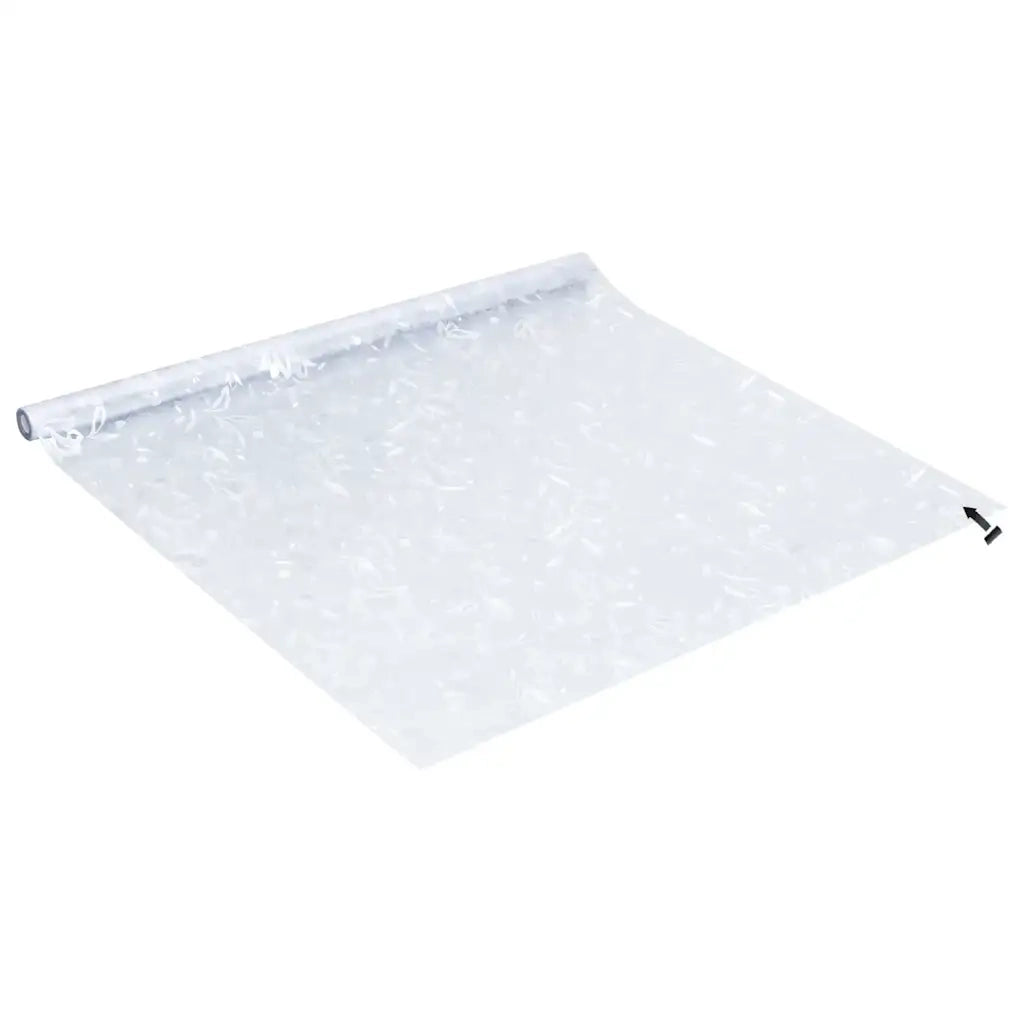 vidaXL Pellicole per Finestre Smerigliate 4pz Motivo Fiore in PVC
